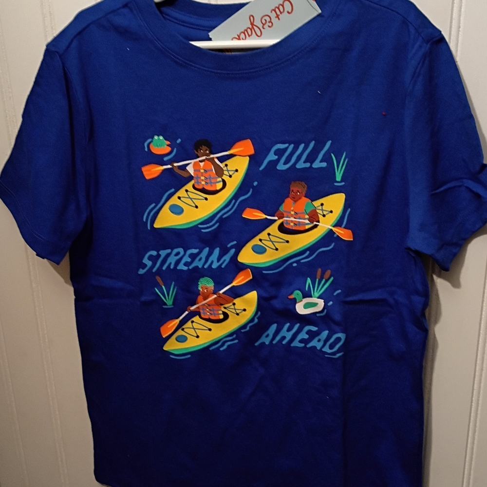 Cat & Jack Blue Kayak Adventure Tee